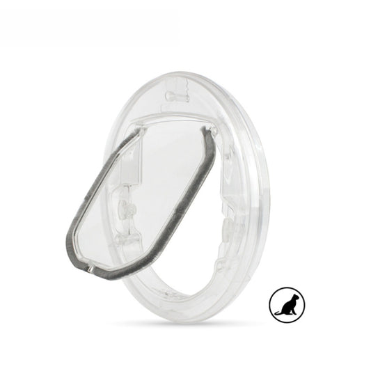 Pet Supplies PC Material Round Glass Door Cat Puppy Door Hole(Transparent) - Pet Screen Doors by PMC Jewellery | Online Shopping South Africa | PMC Jewellery | Buy Now Pay Later Mobicred