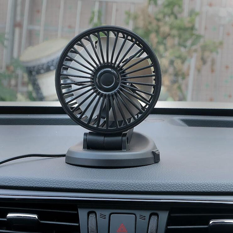 F409 Car Fan General Car Shaking Head Fan(USB Interface 5V) - Heating & Fans by PMC TechLife | Online Shopping South Africa | PMC TechLife | Buy Now Pay Later Mobicred