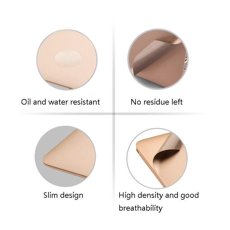 JRC Laptop Film Computer Top Shell Body Protection Sticker For MacBook Air 11.6 inch A1370 / A1465(Champagne Gold) - free shipping - PMC Jewellery - Order now!