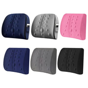 Lumbar Cushion Office Maternity Seat Cushion Car Lumbar Memory Foam Lumbar Pillow,Style: Standard (Gray)