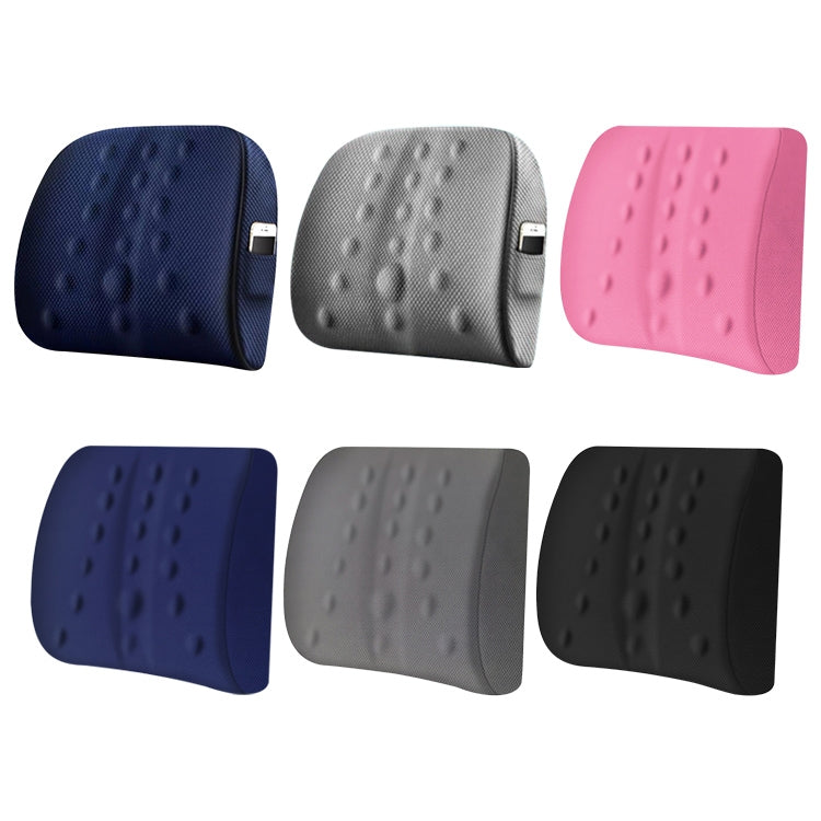 Lumbar Cushion Office Maternity Seat Cushion Car Lumbar Memory Foam Lumbar Pillow,Style: Standard (Gray)