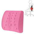 Lumbar Cushion Office Maternity Seat Cushion Car Lumbar Memory Foam Lumbar Pillow,Style: Standard (Pink) - free shipping - PMC TechLife - Order now!