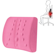 Lumbar Cushion Office Maternity Seat Cushion Car Lumbar Memory Foam Lumbar Pillow,Style: Standard (Pink)
