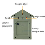 T60 Cuckoo Clock The Bird Reports On The Hour Clock, Colour: Gray Top