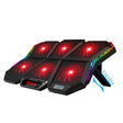 COOLCOLD RGB Notebook Radiator Six Fan Adjustable Laptop Cooling Base 5V Speed  Colorful Version - Cooling Pads by COOLCOLD | Online Shopping South Africa | PMC TechLife | Buy Now Pay Later Mobicred