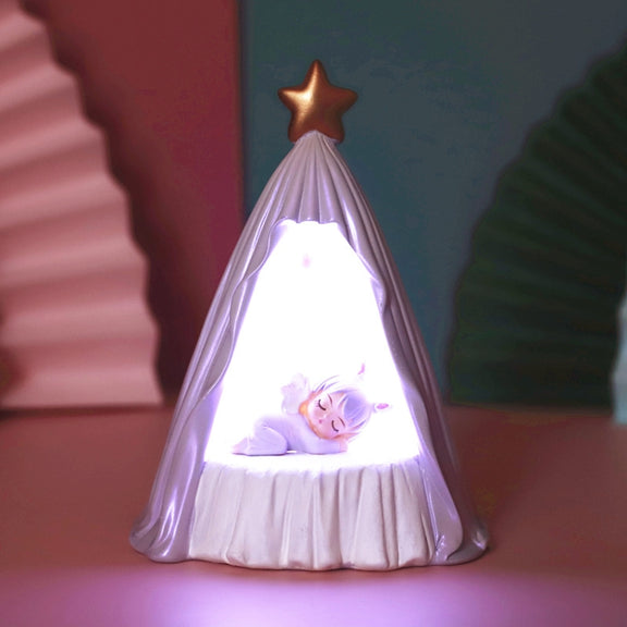 B82880 Room Decoration Atmosphere Night Light Bedside Lamp Ornaments, Size: Large(Pink)