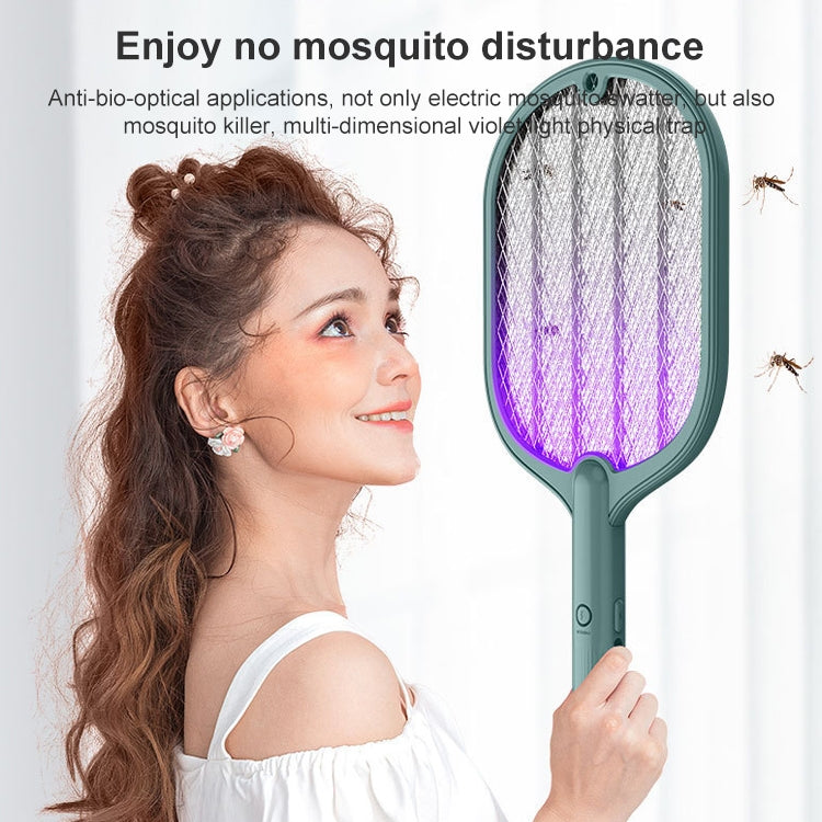 Smart Home Dual-Use Mosquito Swatter Mosquito Killer Fly Swatte(Beige) - free shipping - PMC TechLife - Order now!