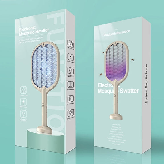 Smart Home Dual-Use Mosquito Swatter Mosquito Killer Fly Swatte(Green)
