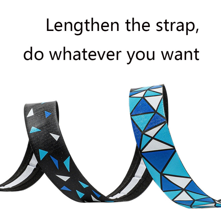 WEST BIKING YP0804045 Color PU Handlebars Stain Resistant Washable Non-Slip Bicycle Straps Cycling Accessories(Blue and White) - free shipping - PMC TechLife - Order now!