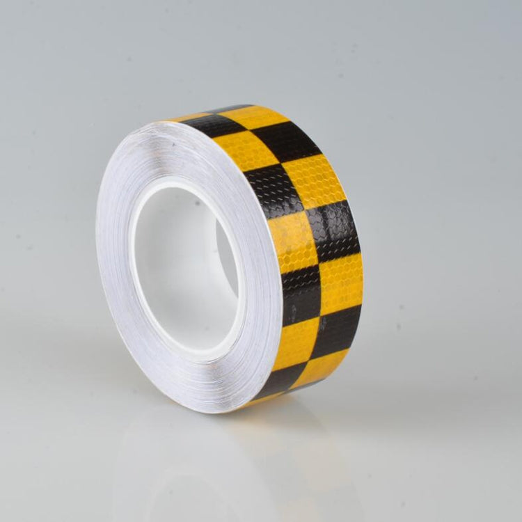 PVC Lattice Reflective Belt Generic Film Traffic Safety Facilities Anti-Collision Warning Stickers(Blue White) - Warning Sticker by PMC Jewellery | Online Shopping South Africa | PMC Jewellery | Buy Now Pay Later Mobicred