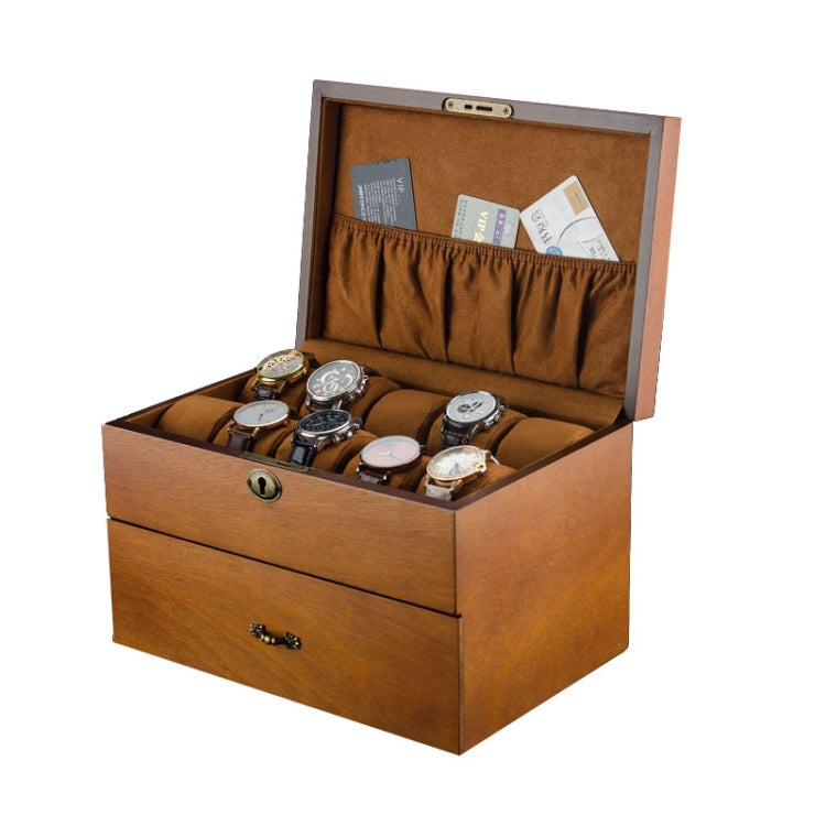 Wooden Double-Layer Watch Storage Box With Lock Jewelry Collection Display Box, Specification: 20 Epitope - free shipping - PMc TechLife - Order now!