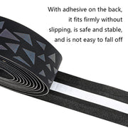 WEST BIKING Bicycle Volorful Handlebar Straps Shock Absorption PU Non-Slip Handlebar Wrap Riding Equipment(Aurora)