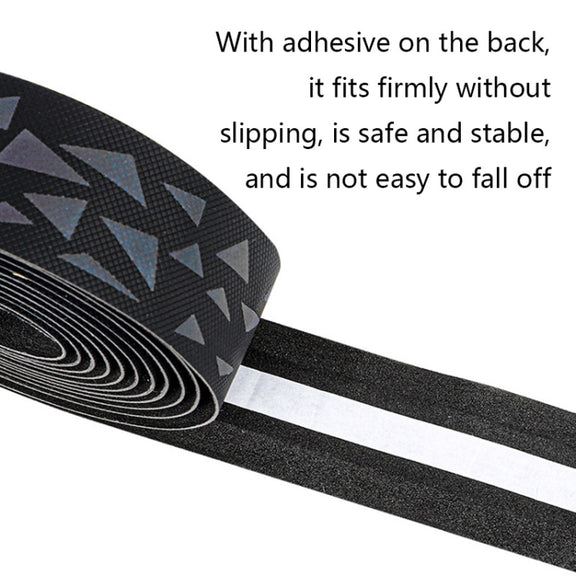 WEST BIKING Bicycle Volorful Handlebar Straps Shock Absorption PU Non-Slip Handlebar Wrap Riding Equipment(Aurora)