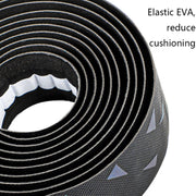 WEST BIKING Bicycle Volorful Handlebar Straps Shock Absorption PU Non-Slip Handlebar Wrap Riding Equipment(Aurora)