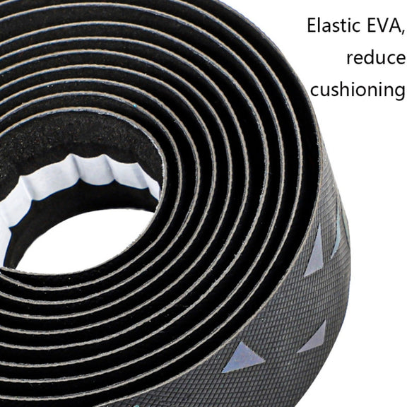 WEST BIKING Bicycle Volorful Handlebar Straps Shock Absorption PU Non-Slip Handlebar Wrap Riding Equipment(Aurora)
