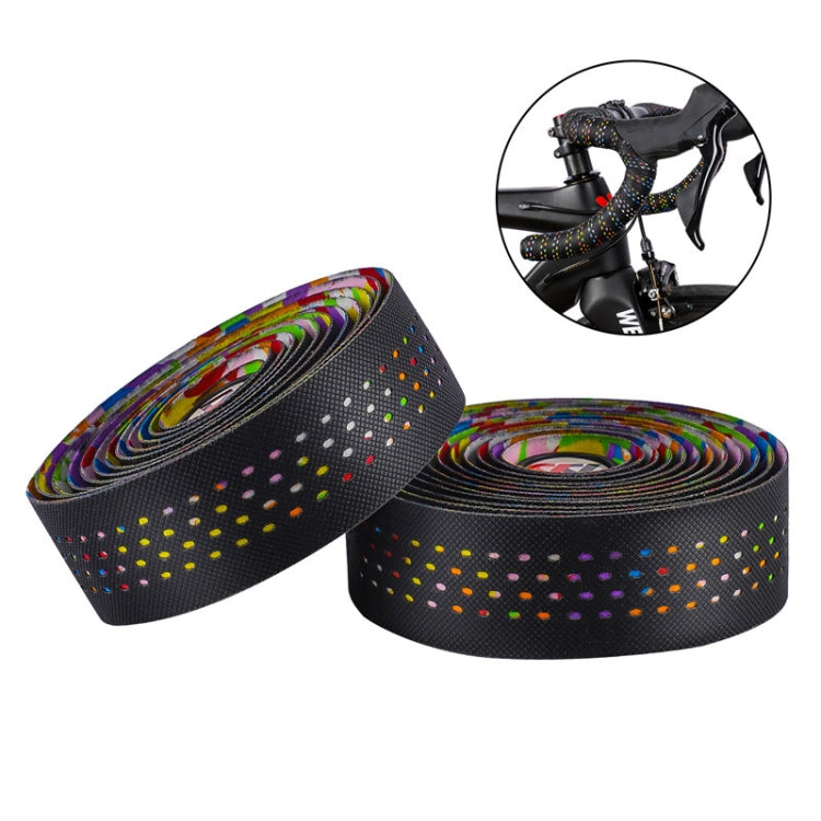 WEST BIKING Bicycle PU Non-Slip Handlebar Strap(Blue) - Decorative Accessories by WEST BIKING | Online Shopping South Africa | PMC TechLife | Buy Now Pay Later Mobicred