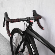 WEST BIKING Bicycle PU Non-Slip Handlebar Strap(Red)