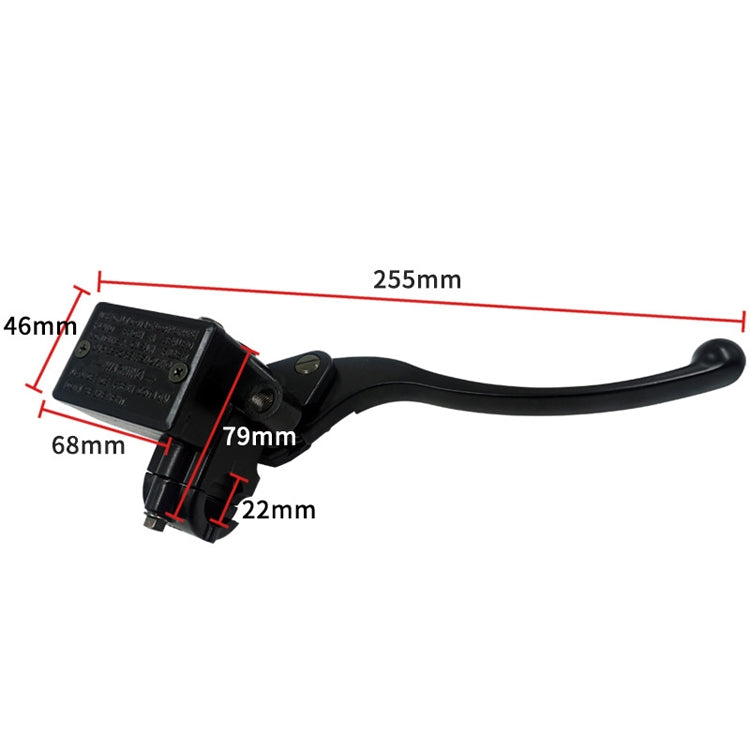 Motorcycle Modification Accessories Pump Assembly Front Hydraulic Brake Oil Pump(White Handle Black Pump) - Motorbike Brakes by PMC Jewellery | Online Shopping South Africa | PMC Jewellery | Buy Now Pay Later Mobicred