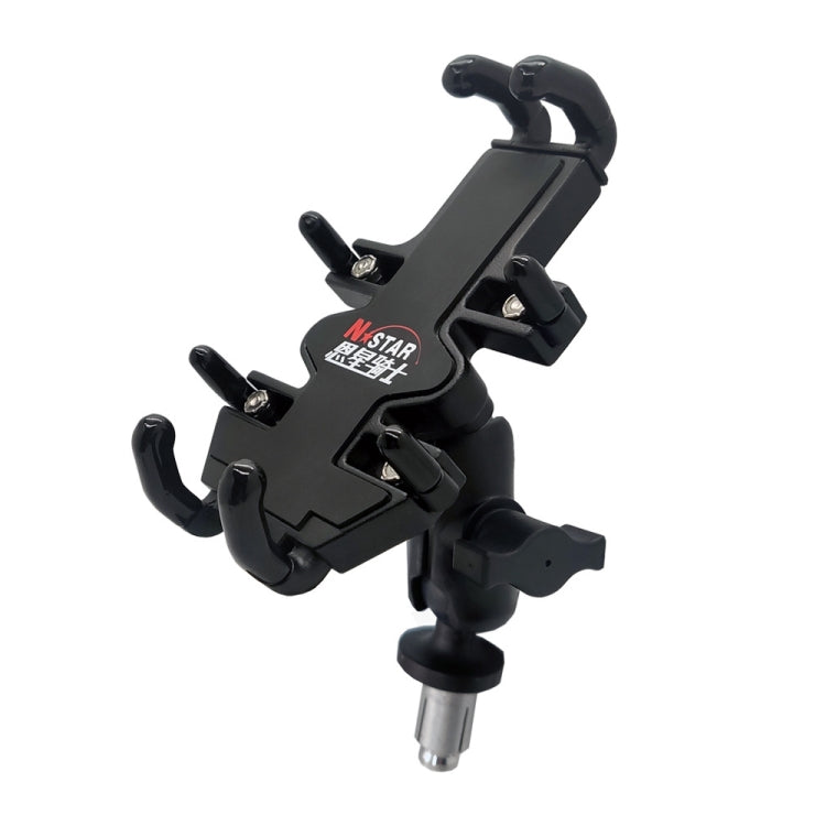 N-STAR NJN001 Motorcycle Bicycle Compatible Mobile Phone Bracket Aluminum Accessories Riding Equipment(With Expansion Head) - free shipping - PMC Jewellery - Order now!