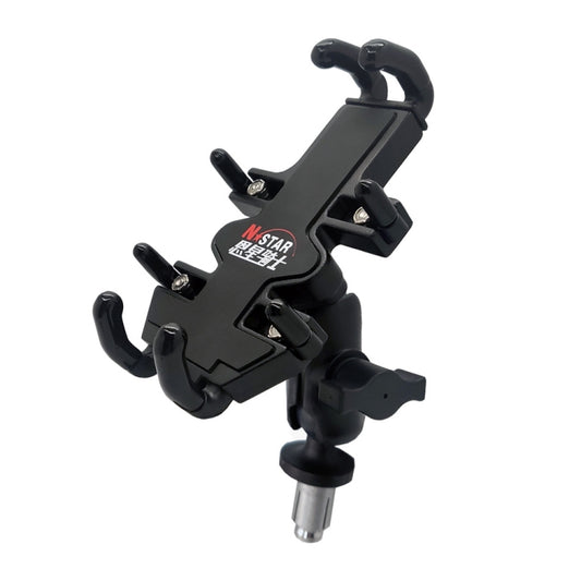 N-STAR NJN001 Motorcycle Bicycle Compatible Mobile Phone Bracket Aluminum Accessories Riding Equipment(With Expansion Head) - free shipping - PMC Jewellery - Order now!