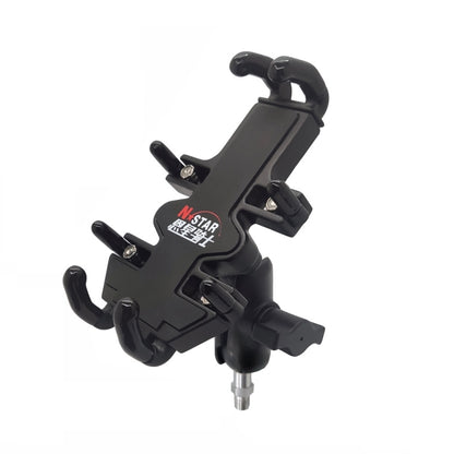 N-STAR NJN001 Motorcycle Bicycle Compatible Mobile Phone Bracket Aluminum Accessories Riding Equipment(With M10 Ball) - free shipping - PMC Jewellery - Order now!