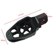 Motorcycle Modified Aluminum Alloy Foot Pedal Accessories(Silver)