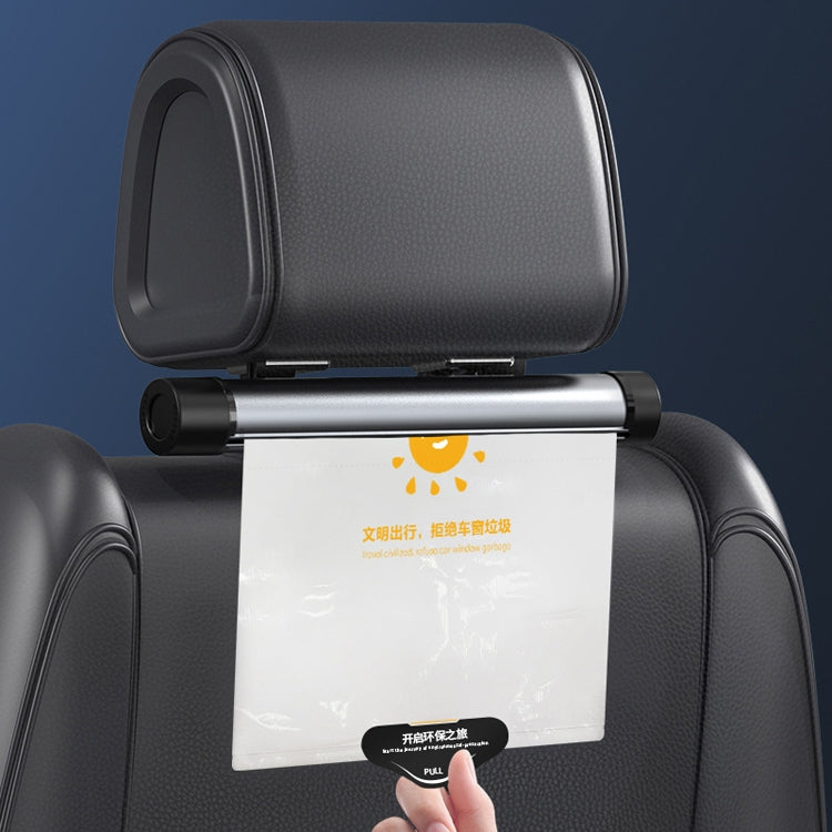 Car Storage Garbage Bag Bracket Car Mobile Phone Tablet Rear Pillow Holder(Titanium Gray) - Car Holders by PMC TechLife | Online Shopping South Africa | PMC TechLife | Buy Now Pay Later Mobicred