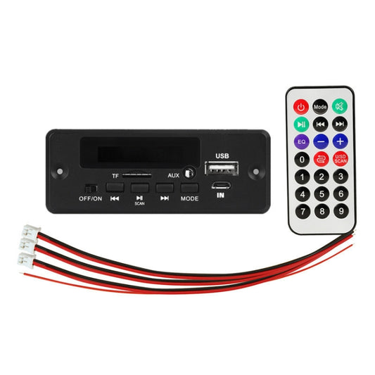12V Folder Play With Power Amplifier MP3 Decoding Board With Recording Call Loss Motherboard With Bluetooth(Black) - Car MP3 & MP4 & MP5 by PMC Jewellery | Online Shopping South Africa | PMC Jewellery | Buy Now Pay Later Mobicred