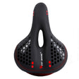 WEST BIKING YP0801083 Bicycle Taillight Thickened Soft And Comfortable Mountain Bike Seat Cushion(BlackRed) - free shipping - PMc TechLife - Order now!