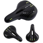 WEST BIKING YP0801083 Bicycle Taillight Thickened Soft And Comfortable Mountain Bike Seat Cushion(Dark Green)