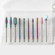 Tungsten Steel Alloy Nail Art Polished Head Set Grinding Machine Drain Brush Dead Polishing Tool, Specification: ZH06 - Grinding Tools & Accessories by PMC Jewellery | Online Shopping South Africa | PMC Jewellery | Buy Now Pay Later Mobicred