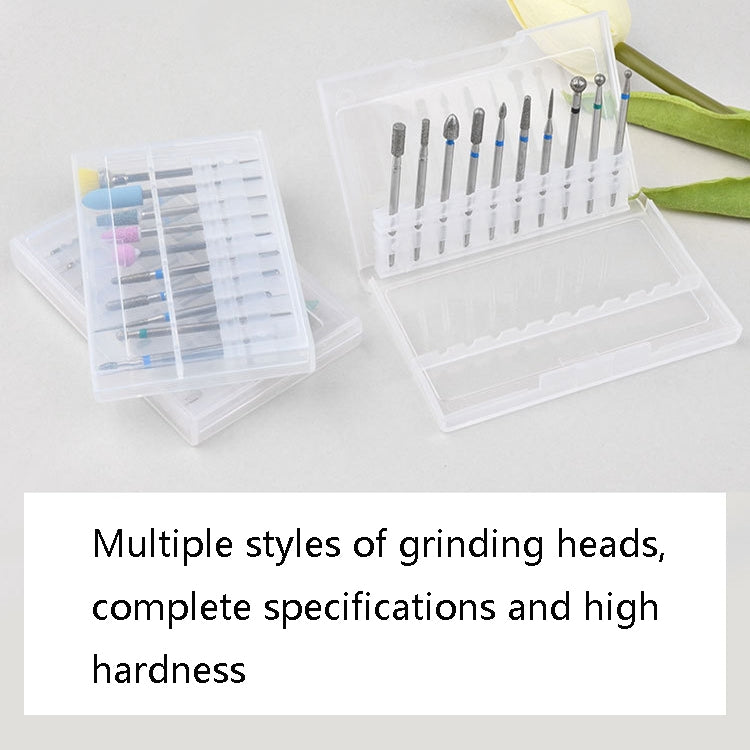 Tungsten Steel Alloy Nail Art Polished Head Set Grinding Machine Drain Brush Dead Polishing Tool, Specification: ZH06