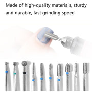 Tungsten Steel Alloy Nail Art Polished Head Set Grinding Machine Drain Brush Dead Polishing Tool, Specification: ZH07