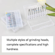 Tungsten Steel Alloy Nail Art Polished Head Set Grinding Machine Drain Brush Dead Polishing Tool, Specification: ZH07
