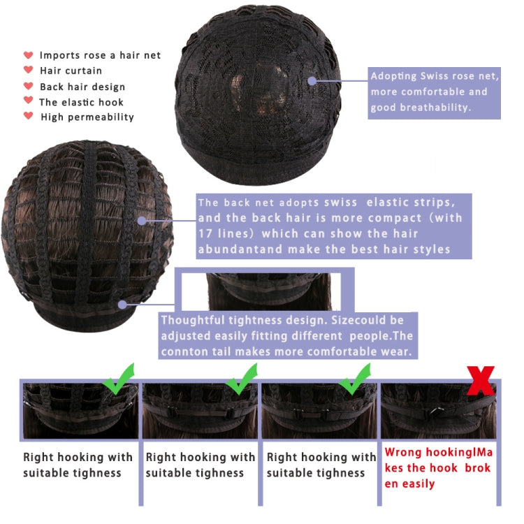 Ladies Oblique Bangs Fluffy Short Curly Hair Wig Headgear - free shipping - PMC TechLife - Order now!