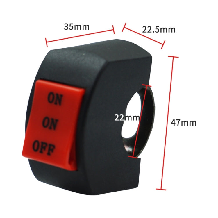 10 PCS Modified Motorcycle Off-Road Accessories Handlebars 1 In 2 Out Headlights Spotlights Far Near Light Switches - Others by PMC Jewellery | Online Shopping South Africa | PMC Jewellery | Buy Now Pay Later Mobicred