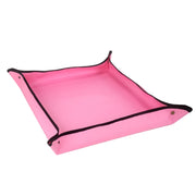 Balcony Green Planting Pot Rolling Basin Mat Home Gardening Seed Planting Water-resistant Flower Pad Replacement Operation Pad(V2.0 Pink)