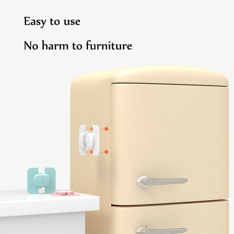 5 PCS Baby Refrigerator Water Dispenser Safety Lock Baby Safety Products(White) - Safety Equipment by PMC TechLife | Online Shopping South Africa | PMC TechLife | Buy Now Pay Later Mobicred