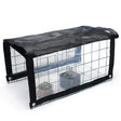 Rainproof Awning Thermal Insulation Round Wire Mesh Flower Stand Sun Shed, Specification: 50x48x36cm - free shipping - PMc TechLife - Order now!