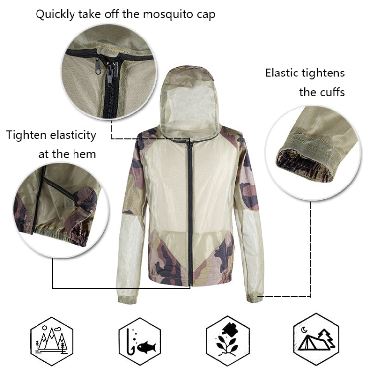 Camping Adventure Anti-Mosquito Bite Suit Summer Outdoor Fishing Breathable Mesh Anti-Mosquito Suit, Specification: Anti-mosquito Pants(L / XL)