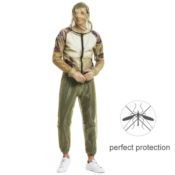 Camping Adventure Anti-Mosquito Bite Suit Summer Outdoor Fishing Breathable Mesh Anti-Mosquito Suit, Specification: Anti-mosquito Pants(L / XL)