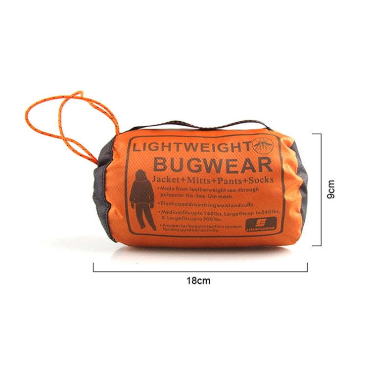 Camping Adventure Anti-Mosquito Suit Summer Fishing Breathable Mesh Clothes, Specification: Pairs Anti-mosquito Gloves(S / M)