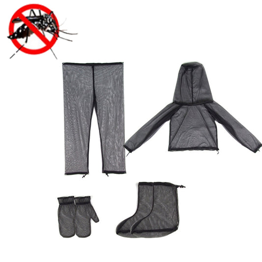Camping Adventure Anti-Mosquito Suit Summer Fishing Breathable Mesh Clothes, Specification: Four-piece(L / XL) - free shipping - PMC Jewellery - Order now!