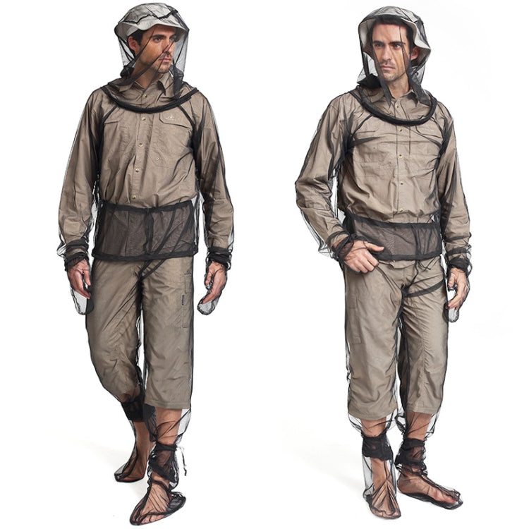 Camping Adventure Anti-Mosquito Suit Summer Fishing Breathable Mesh Clothes, Specification: Four-piece(S / M)