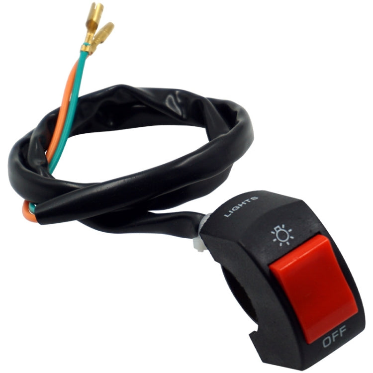 5 PCS Motorcycle Handlebar Tap Switch LED Headlight Break Extinguishing Fire Double Flash Switch(Blue Button) - Electrical System by PMC TechLife | Online Shopping South Africa | PMC TechLife | Buy Now Pay Later Mobicred