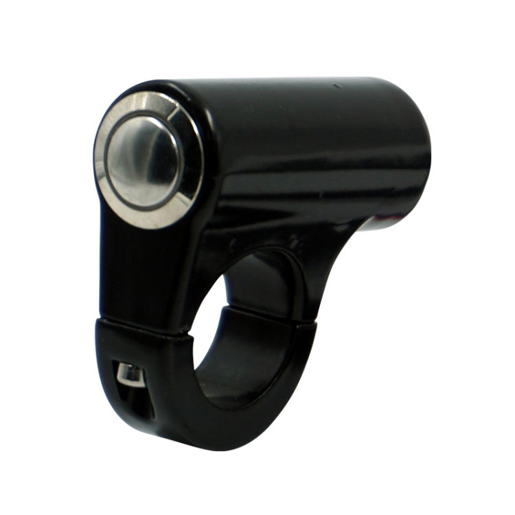Motorcycle Electric Car Modified Accessories Faucet Handlebar Aluminum Alloy Speaker Large Light Shot Lamp Switch(Self-reset Flat Button 2 Line) - Electrical System by PMC TechLife | Online Shopping South Africa | PMC TechLife | Buy Now Pay Later Mobicred