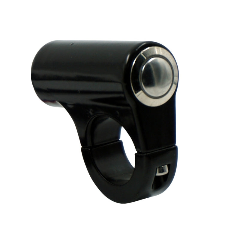 Motorcycle Electric Car Modified Accessories Faucet Handlebar Aluminum Alloy Speaker Large Light Shot Lamp Switch(Self-reset Flat Button 2 Line) - Electrical System by PMC TechLife | Online Shopping South Africa | PMC TechLife | Buy Now Pay Later Mobicred