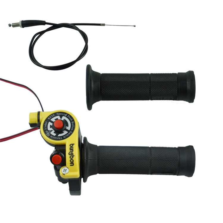 Bungbon KDJ-001 Motorcycle Modification Accessories Off-Road Vehicle Accelerator Handlebar Cover(Yellow) - Grips by PMC TechLife | Online Shopping South Africa | PMC TechLife | Buy Now Pay Later Mobicred