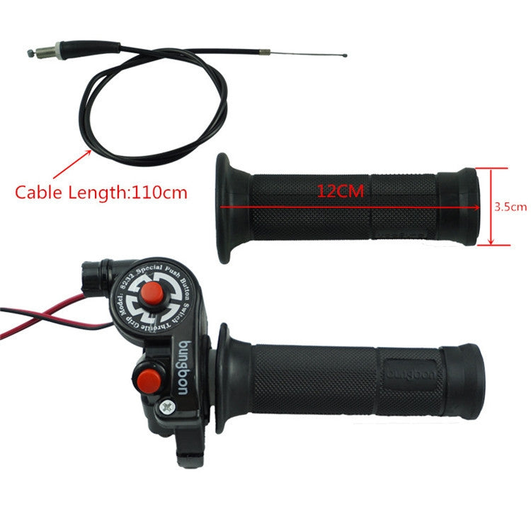 Bungbon KDJ-001 Motorcycle Modification Accessories Off-Road Vehicle Accelerator Handlebar Cover(White) - Grips by PMC TechLife | Online Shopping South Africa | PMC TechLife | Buy Now Pay Later Mobicred