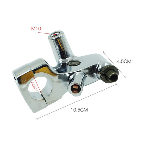 Motorcycle Modification Accessories Reflective Holder Mirror Code Handle Bracket For Honda VT600 / VT750 / STEED400(Electric Plating)
